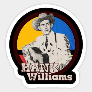 hankWilliams Sticker